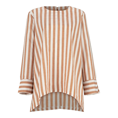 پانچو زنانه السانا (Elsana) مدل تیدا کد1502 رنگ نارنجی