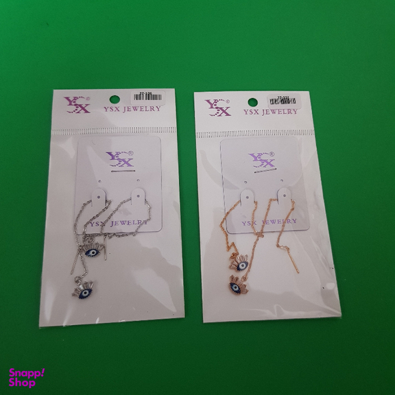 گوشواره بخیه‌ ای دخترانه وای اس ایکس (YSX) مدل چشم