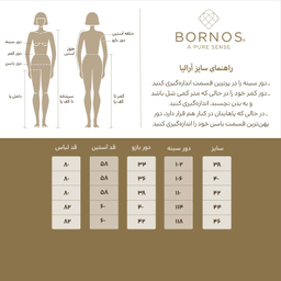 کت زنانه برنس (Bornos) مدل آرالیا رنگ مشکی