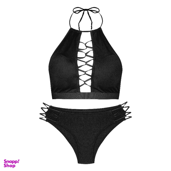 مایو دو تیکه رونیا (Ronia) کد 112 رنگ مشکی