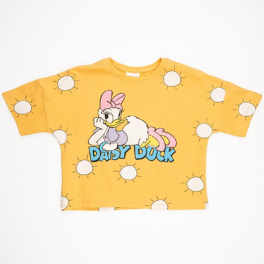 تیشرت دخترانه جی بی جو (Jibijo) مدل Dunle Girl کد 3077 رنگ زرد