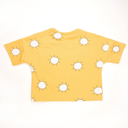 تیشرت دخترانه جی بی جو (Jibijo) مدل Dunle Girl کد 3077 رنگ زرد