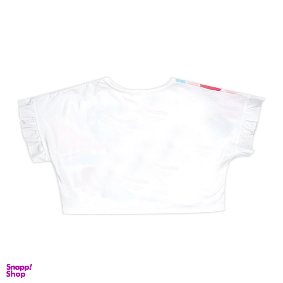 تیشرت دخترانه جی بی جو (Jibijo) مدل Colorful کد 3065 رنگ سفید