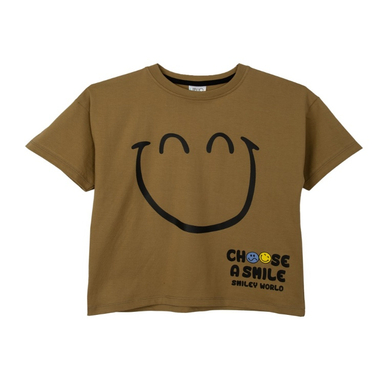 تیشرت بچگانه جی بی جو (Jibijo) مدل Smile کد 3081 رنگ سبز سدری