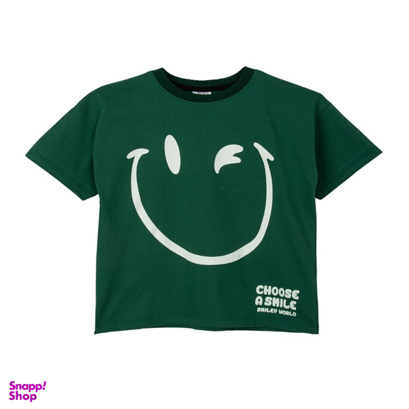 تیشرت بچگانه جی بی جو (Jibijo) مدل Smile کد 3081 رنگ سبز