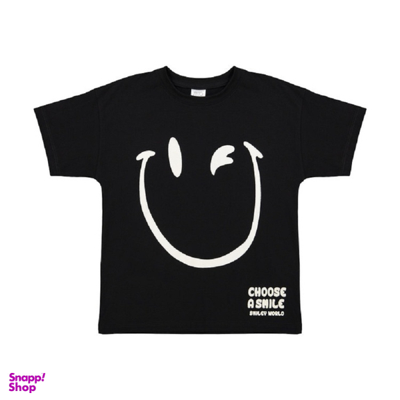 تیشرت بچگانه جی بی جو (Jibijo) مدل Smile کد 3081 رنگ مشکی