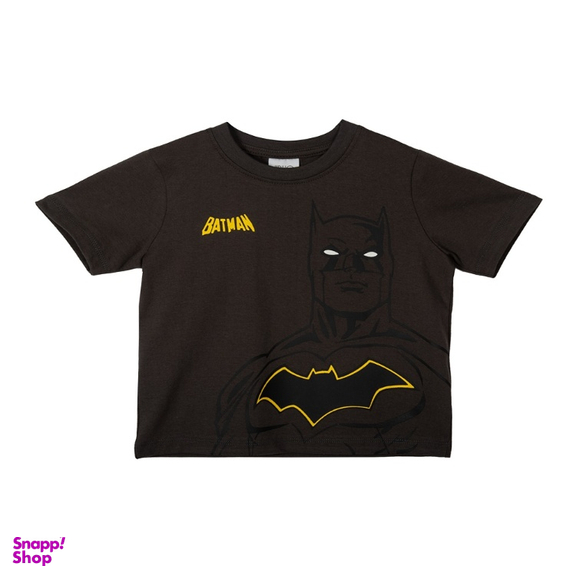 تیشرت آستین کوتاه بچگانه جی بی جو (Jibijo) مدل Little Batman کد 3095 رنگ مشکی