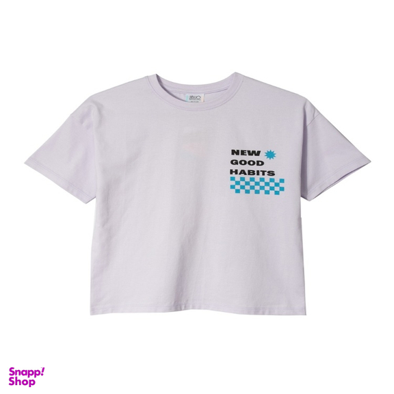 تیشرت آستین کوتاه بچگانه جی بی جو (Jibijo) مدل Good Habits کد 3054