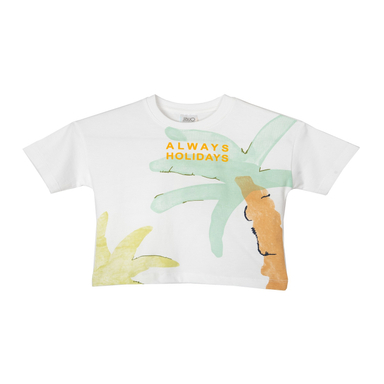 تیشرت بچگانه جی بی جو (Jibijo) مدل Holiday کد 3056 رنگ سفید