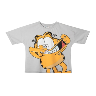 تیشرت بچگانه جی بی جو (Jibijo) مدل Garfield کد 3071 رنگ طوسی