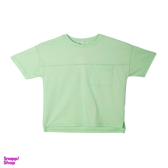 تیشرت جی بی جو (Jibijo) مدل Sewing کد 3100 رنگ سبز روشن