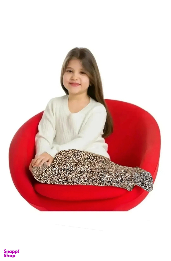 جوراب شلواری دخترانه دی مد طرح Leon پلنگی