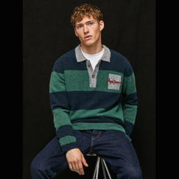 پلیور مردانه پپه جینز (Pepe Jeans) مدل Marvin Striped Print Jumper