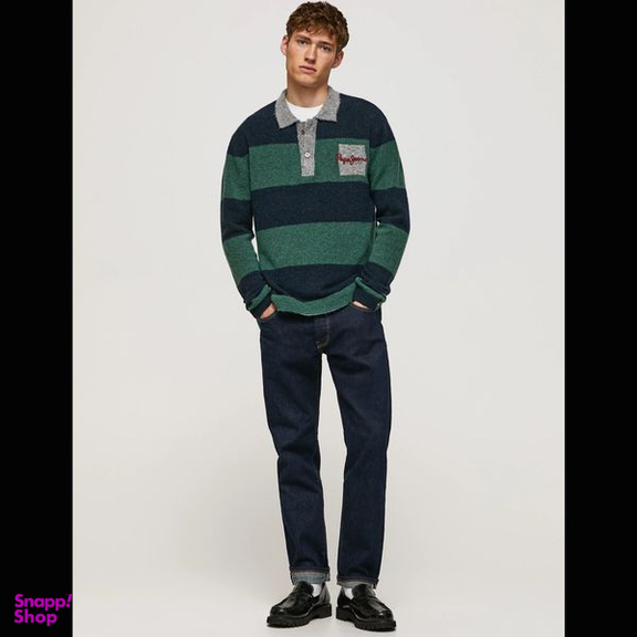 پلیور مردانه پپه جینز (Pepe Jeans) مدل Marvin Striped Print Jumper