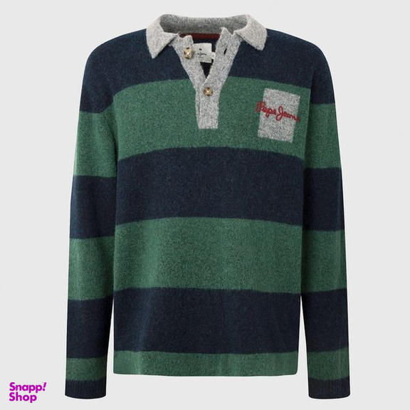 پلیور مردانه پپه جینز (Pepe Jeans) مدل Marvin Striped Print Jumper