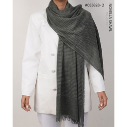 شال زنانه نوولا شال (Novella shawl) مدل راه راه کد 055828