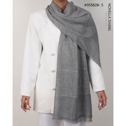 شال زنانه نوولا شال (Novella shawl) مدل راه راه کد 055828