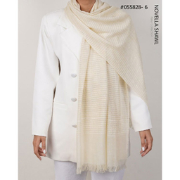 شال زنانه نوولا شال (Novella shawl) مدل راه راه کد 055828