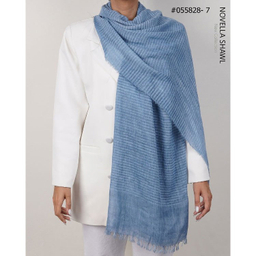 شال زنانه نوولا شال (Novella shawl) مدل راه راه کد 055828