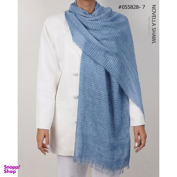 شال زنانه نوولا شال (Novella shawl) مدل راه راه کد 055828