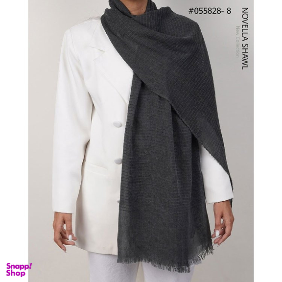 شال زنانه نوولا شال (Novella shawl) مدل راه راه کد 055828