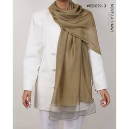 شال زنانه نوولا شال (Novella shawl) مدل ارگانزا کد 055829