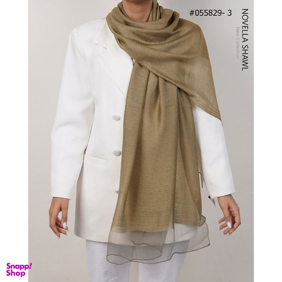 شال زنانه نوولا شال (Novella shawl) مدل ارگانزا کد 055829