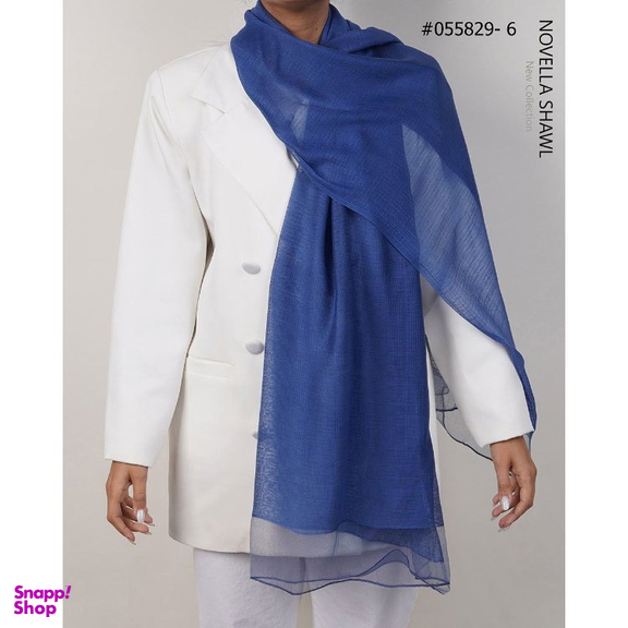شال زنانه نوولا شال (Novella shawl) مدل ارگانزا کد 055829