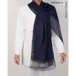 شال زنانه نوولا شال (Novella shawl) مدل ارگانزا کد 055829