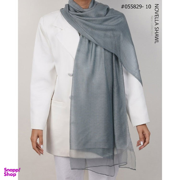 شال زنانه نوولا شال (Novella shawl) مدل ارگانزا کد 055829
