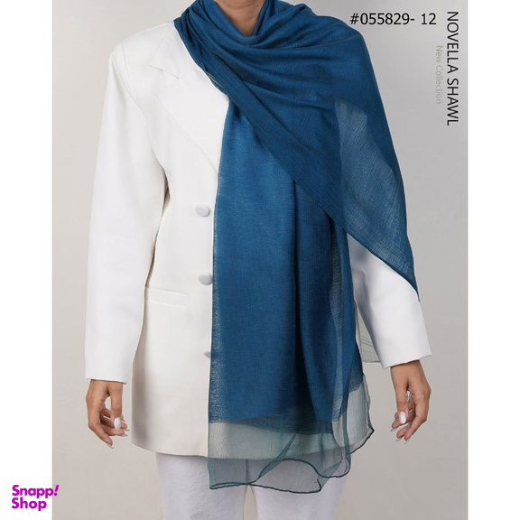 شال زنانه نوولا شال (Novella shawl) مدل ارگانزا کد 055829
