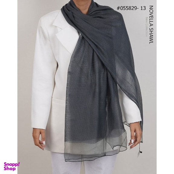 شال زنانه نوولا شال (Novella shawl) مدل ارگانزا کد 055829