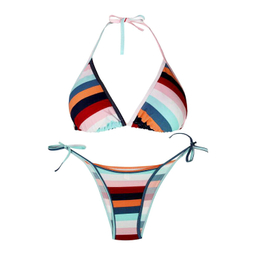 بیکینی زنانه مرلین (Merleen) مدل رنگین کمانی کد 0102