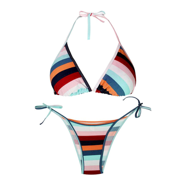 بیکینی زنانه مرلین (Merleen) مدل رنگین کمانی کد 0102