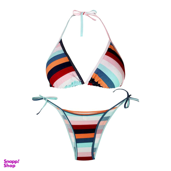 بیکینی زنانه مرلین (Merleen) مدل رنگین کمانی کد 0102