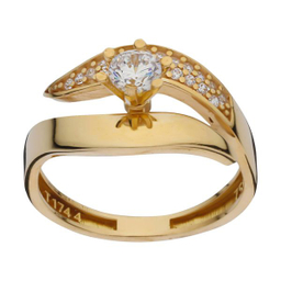 انگشتر طلا 18 عیار زنانه مایا ماهک (Maya Maahak) مدل MR1003