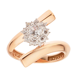 انگشتر طلا 18 عیار زنانه مایا ماهک (Maya Maahak) مدل MR0810