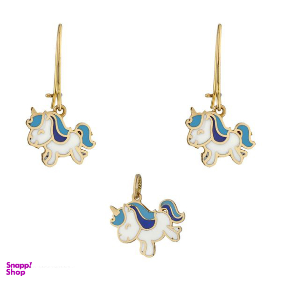 نیم ست طلا 18 عیار دخترانه مایا ماهک (Maya Maahak) مدل MS0651