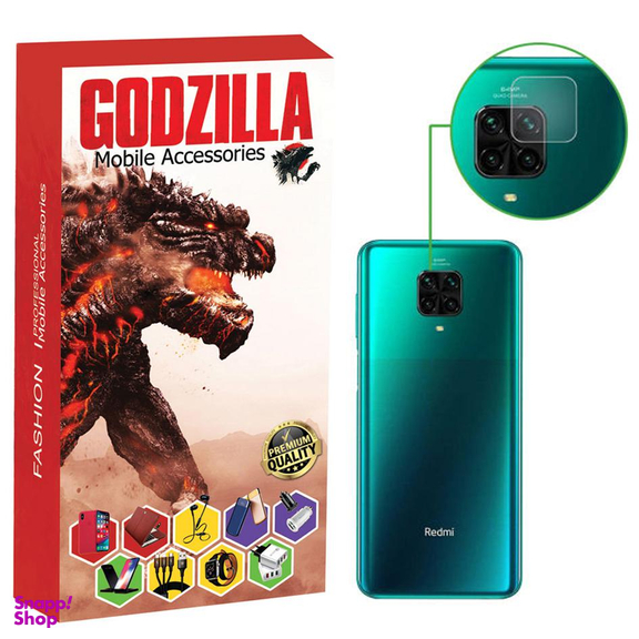 محافظ لنز دوربین گودزیلا (Godzilla) مدل Glz مناسب موبایل شیایومی Redmi Note 9 Pro