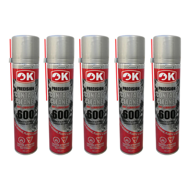 اسپری خشک اوکی (Ok) مدل Contact Cleaner 600 بسته 5 عددی