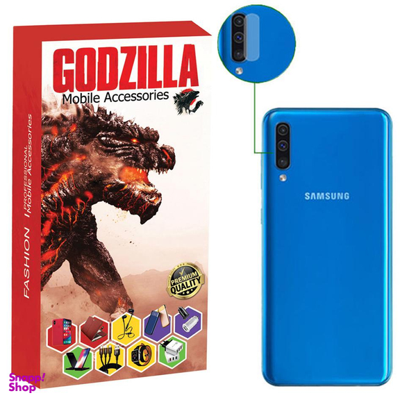 محافظ لنز دوربین گودزیلا (Godzilla) مدل Glz مناسب موبایل سامسونگ Galaxy A50