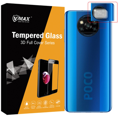 محافظ لنز دوربین وی مکس (Vmax) مدل Vc3 مناسب موبایل شیایومی Poco X3 بسته سه عددی