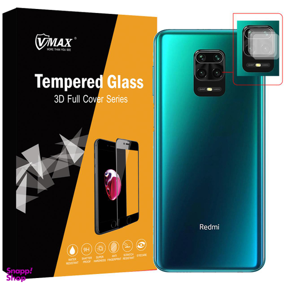 محافظ لنز دوربین وی مکس (Vmax) مدل Vc3 مناسب موبایل شیایومی Redmi Note9 Pro Max بسته سه عددی