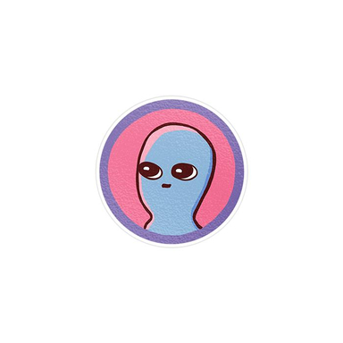 استیکر تزیینی موبایل و تبلت ماسا دیزاین (Masa Design) طرح آدم فضایی مدل Stk846