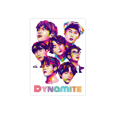 استیکر تزیینی موبایل و تبلت ماسا دیزاین (Masa Design) مدل Stkv0128 طرح Bts