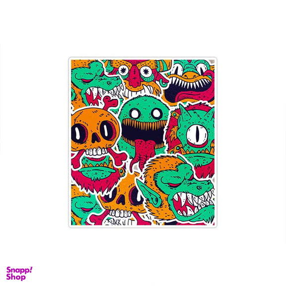 استیکر تزیینی موبایل و تبلت ماسا دیزاین (Masa Design) مدل Stkv060 طرح هیولا