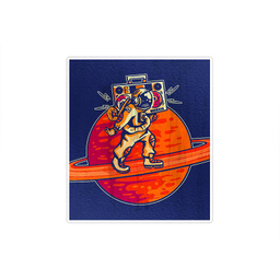 استیکر تزیینی موبایل و تبلت ماسا دیزاین (Masa Design) مدل Stkv084 طرح فضانورد