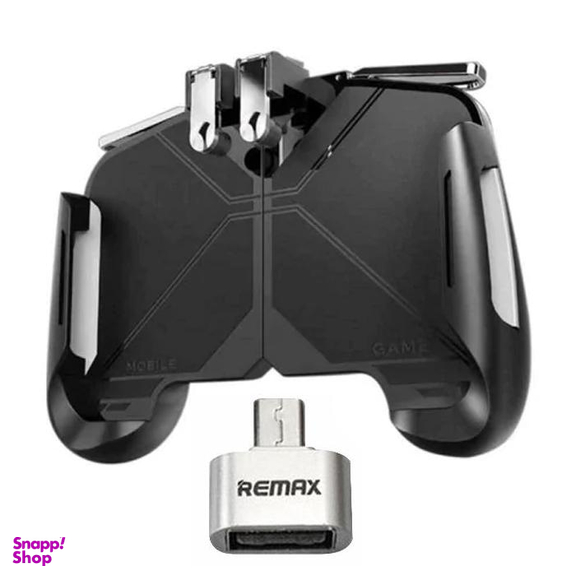 دسته بازی Pubg مدل Ak 16 مناسب موبایل به همراه مبدل Otg Micro USB ریمکس
