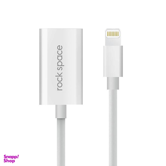 کابل تبدیل Lightning به Audio راک اسپیس (Rock Space) مدل Rcb0561