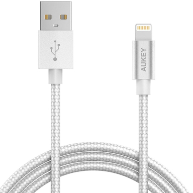 کابل تبدیل USB به Lightning آکی (Aukey) مدل Cb-D16 به طول 1.2m